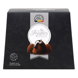 Delphis Шоколад с маслом какао в форме трюфеля, черный традиционный, 250 г*4, импортирован из Бельгии