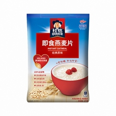 冲饮谷物 quaker/桂格 即食燕麦片 经典原味（袋装） 1kg