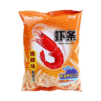 Крекеры Sizhou с креветками со вкусом барбекю 80г