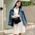 Quần áo Handu 2019 mùa thu mới của phụ nữ Hàn Quốc khí chất eo cao váy khảm váy NA12220 - váy đầm váy đầm