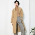 Quần áo Handu 2019 Phụ nữ Hàn Quốc mùa đông kiểu mới phần dài áo len hai mặt áo len OY7639 Huân - Áo len lót đôi Áo len lót đôi