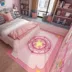 ins giường phòng cửa phòng ngủ thảm cho cute girl tim công chúa phòng khách màu hồng thảm tatami - Thảm thảm cho bé Thảm