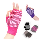 Хлопковые перчатки для йоги, спортивное кольцо, нескользящие гантели для спортзала, турник, без пальцев