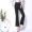Chín điểm nhỏ chuông đáy quần của phụ nữ mùa xuân mới Hàn Quốc phiên bản của eo cao kích thước lớn tự trồng mở 衩 嗽 quần tám điểm micro-la quần áo sơ mi nữ kiểu hàn quốc