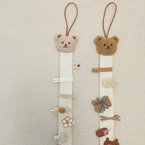 Брендовая заколка для волос, система хранения, ободок, детский аксессуар для волос, с медвежатами