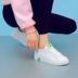 Sunshine Lisa 2018 mùa xuân mô hình tăng vành đai với thời trang giản dị thấp để giúp các xu hướng thoải mái nhỏ màu trắng giày giày của phụ nữ 1985 Giày cắt thấp