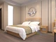 Khách sạn nội thất Trung Quốc phong cách Trung Quốc giường back board khách sạn giường tiêu chuẩn phòng đầy đủ bộ bàn TV tủ cao và tủ thấp tủ quần áo đẹp Nội thất khách sạn