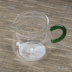Dày Gongdao kính cốc công bằng thủy tinh chịu nhiệt chất lượng cao Kung Fu trà đặt công cốc trà biển Trà sứ