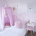 Giường cũi trẻ em Bắc Âu mới giường bọc lều vỏ ren tua giường mái vòm muỗi lưới công chúa giường vỏ Chơi Nhà - Bed Skirts & Valances