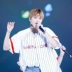 Wannaone World Tour Concert Giang Daniel với sọc bóng chày phù hợp với người đàn ông lỏng lẻo và phụ nữ ngắn tay áo BF gió áo khoác