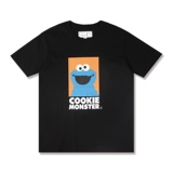 Гонконгский магазин Tide Shope Chocoolate × Sesame Street Street Street Pattern Короткий -Shirted T -Shirt 1439