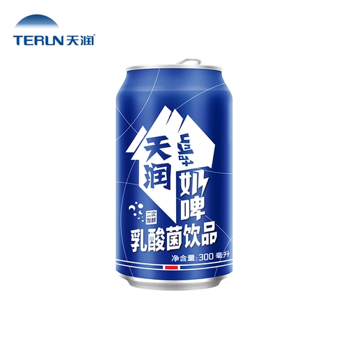 Tianrun Milk Beer 300 мл легкие банки -пуль, Синьцзян, специализированные молочнокислые бактерии, ферментированные йогуртовые молочные напитки не