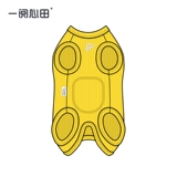 一阅心田 Возьмите парня внутри куртки, четырех -одежду для защиты живота, плюшевой одежды для собак, чтобы сохранить дом в теплом доме