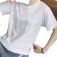 Футболка с коротким рукавом с круглым воротником