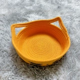 Pure Cotton Line готовит небольшую корзину имбирного и кошачьего милого мультипликационного стола для хранения настольных компьютеров, чтобы поместить ключ для завершения хранения