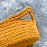 Pure Cotton Line готовит небольшую корзину имбирного и кошачьего милого мультипликационного стола для хранения настольных компьютеров, чтобы поместить ключ для завершения хранения