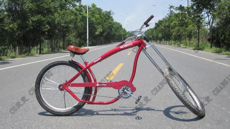 哈雷自行车 26寸沙滩休闲车 公路赛 哈