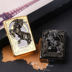 Zippo dầu hỏa nhẹ hơn bản gốc đàn ông đích thực cấp độ bộ sưu tập băng đen kỳ lân chính hãng phiên bản giới hạn - Bật lửa bật lửa honest Bật lửa