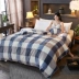 New vàng mùa đông chồn cashmere dày chăn ấm Phalle hô flannel chăn đôi ký túc xá độc thân - Quilt Covers