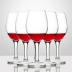 Ly thủy tinh không chì màu đỏ ly rượu vang lớn đặt ly cốc rượu sâm banh - Rượu vang Rượu vang