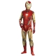 Mẫu quần áo Iron Man trẻ em Iron Man và người lớn Iron Man họa tiết cos suit suit bodysuit một mảnh