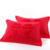 Bông cotton màu đỏ gối khăn cưới gối khăn cưới đặc biệt dày tăng vài người lớn mô hình gối khăn cặp