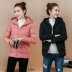 Áo cotton nữ 2019 mới mùa thu đông mẫu cotton ngắn đoạn ngắn Phiên bản Hàn Quốc của áo khoác dày cho nữ chống mùa - Bông