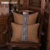 Mới Trung Quốc Gối màu đơn giản Gối đơn giản Sofa Mahogany Ghế tròn Kích thước lớn Đệm Giường Gối Back Cover chăn gối 2 trong 1 Trở lại đệm / Bolsters