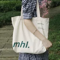 Оригинальная сумка на одно плечо с буквами, школьный рюкзак, брендовый вместительный и большой шоппер, 2023, простой и элегантный дизайн