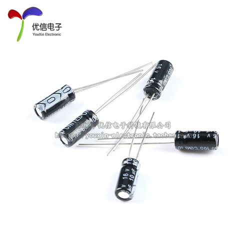 [Youxin Electronics] Высокая прямая электролитическая емкость 16 В 10 Вф ± 20% Том 5*11 мм (50)