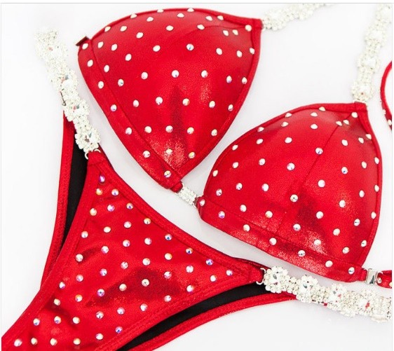 Сексуальный красный купальник, США, эффект подтяжки