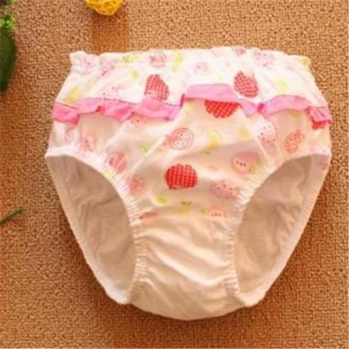 Детское хлопковое нижнее белье, штаны для девочек, хлопковые трусы, в корейском стиле