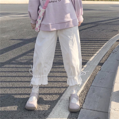 taobao agent Autumn Japanese cute fitted jeans, high waist