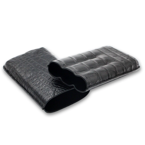 Бесплатная доставка Lafuli Crocodile кожаная сигарный рукав