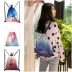 Nhung tự làm DrawString Ba lô Gradient Mùa thu Du lịch Cảng Gió Túi xách Ba lô Eco Bag - Ba lô Ba lô