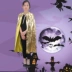 Halloween trưởng thành Cái Chết áo choàng trang phục hóa trang trẻ em trang phục sừng thuật sĩ áo dây áo choàng ma cà rồng makeup halloween dễ thương Trang phục haloween