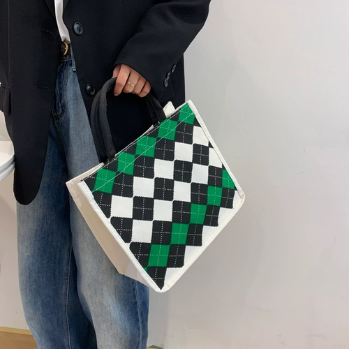 Брендовая льняная сумка, тканевый мешок для выхода на улицу, ланч-бокс, банка для хранения, японская сумка через плечо, сумка для еды, коллекция 2021, популярно в интернете