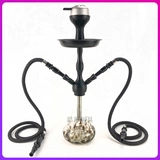 Арабская вода табачная бар ktv Средний двойной кубик классический цинк сплав с сплавным дымом Полный комплект кальяна Шиша