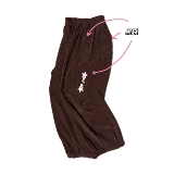 Вельветовые штаны, милый оригинальный дизайнерский фонарь, свободный прямой крой