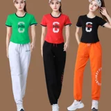 Летний модный танцующий спортивный костюм, 2022, короткий рукав