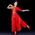 Trang phục đánh trống nam và nữ trưởng thành phong cách Trung Quốc thắt lưng đội trống trang phục múa vuông màu đỏ biểu diễn múa dân tộc lễ hội Trang phục dân tộc