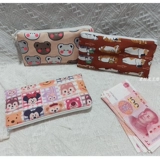 Мультяшная сумка для хранения, бумажные деньги, сумка-органайзер, бумажник, кошелек, шоппер с молнией, цепочка, мобильный телефон