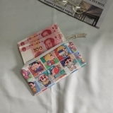 Мультяшная сумка для хранения, бумажные деньги, сумка-органайзер, бумажник, кошелек, шоппер с молнией, цепочка, мобильный телефон