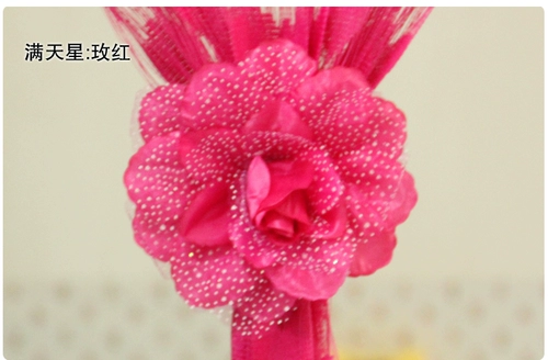 Корейская ткань -линейная занавеса цветы (многократные дополнительные) шторы привязали цветы и шторы, чтобы связать цену