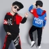 Chàng trai xuân 2019 phiên bản Hàn Quốc mới của bộ đồ thủy triều trong bộ đồ bé trai mùa thu thời trang đẹp trai quần áo sành điệu cho be gái Phù hợp với trẻ em
