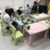 Bàn ghế trẻ em mẫu giáo nhựa bàn đồ chơi trẻ em Bàn ghế trẻ em viết trẻ em - Bàn bàn học sinh thông minh Bàn