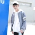 Hồng Kông gió đồng phục bóng chày nam phần mỏng sinh viên Hàn Quốc lỏng bf Harajuku gió áo khoác bat tay áo xu hướng kem chống nắng quần áo áo khoác