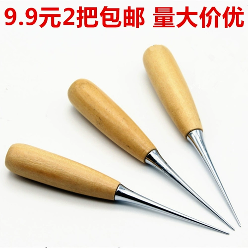 Anwed Tool Punching с твердым деревянной ручкой для обновления обуви.