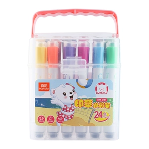 Акварельная ручка True Color с крутым уплотнением WM-2181-24, 24 цвета/коробка