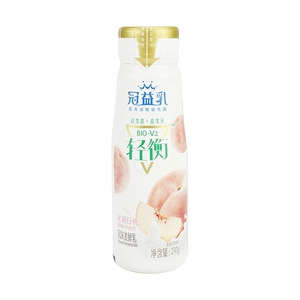 Mengniu Guanyi Light Light Healthy White Abavond Forramed Milk 210G